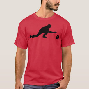 Kurling-spelare 14 t shirt