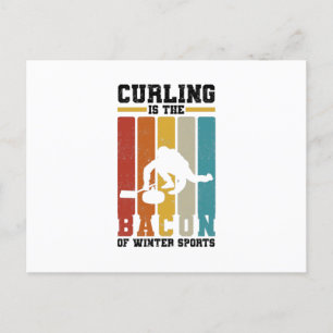 Kurling Team Gifts Curl Curler Sports Winter Vykort
