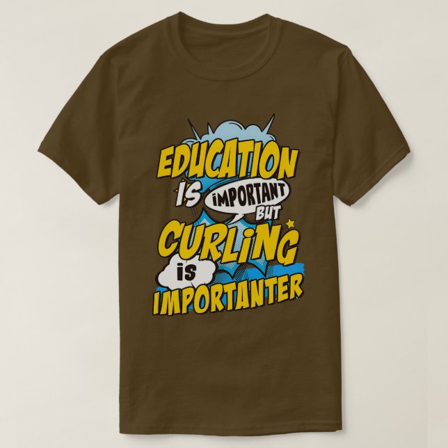 Kurning är viktigt t shirt (Design framsida)