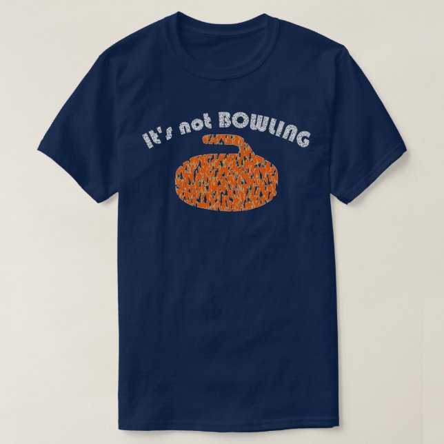 Kurning och inte bowling t shirt (Design framsida)