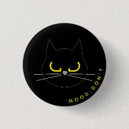 Kuro Catto Badge - Mood: Skall inte Knapp