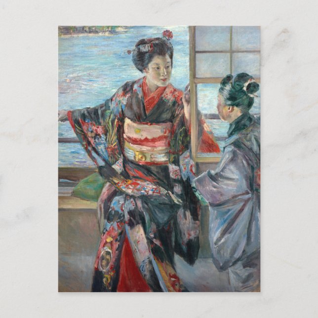 Kuroda Seiki Maiko Vykort (Framsida)