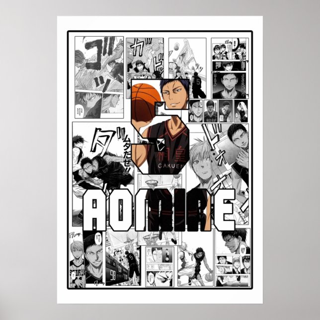 Kuroko No Basket Daiki Aomine 5 Poster (Framsidan)