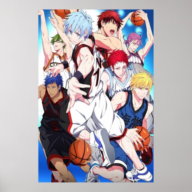 Kurokos Basketball Tv Show Poster (Framsidan)