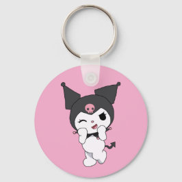 Kuromi Double-Sided Aluminium Keychain Nyckelring