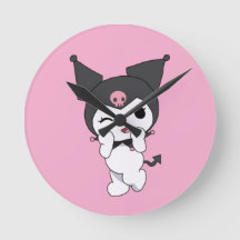 Kuromi Väggtimme – Söt Sanrio-Inspirerad Rumsdekor