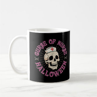 Kurs för Nurse Halloween Spooky Nurse Skull Kaffemugg