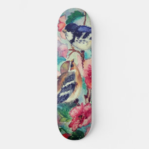 Kurs - vattenfärgmålning mini skateboard bräda 18,5 cm