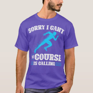 Kursen kallar spår Fält i gång T Shirt