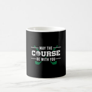 Kursen ska vara med dig Golf Golfing-nyj Kaffemugg