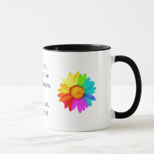 Kurser - blom- inspirera mugg för regnbåge