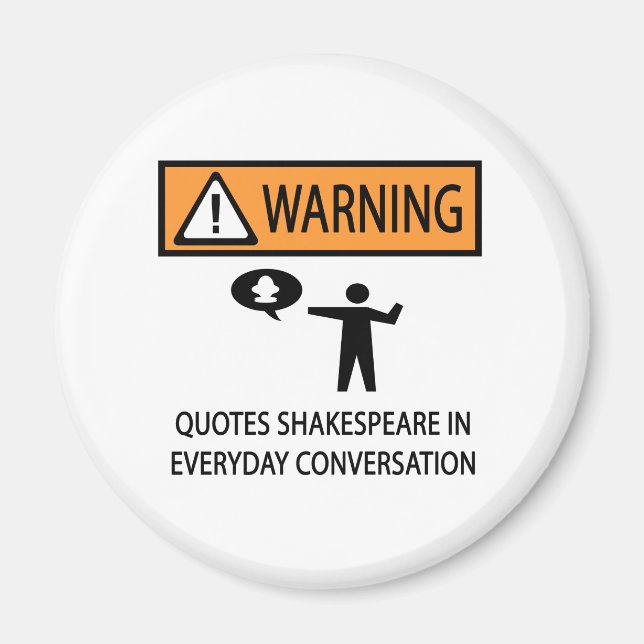 Kurser Shakespeare Magnet (Framsidan)