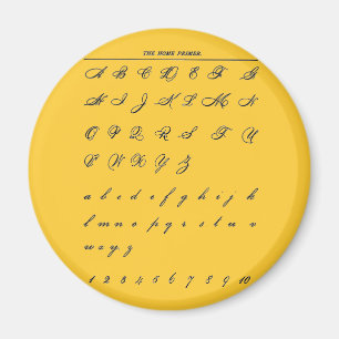 Kursiv Brev Magnet