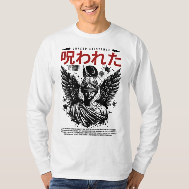 Kursiverad befintlig design t shirt (Framsida)