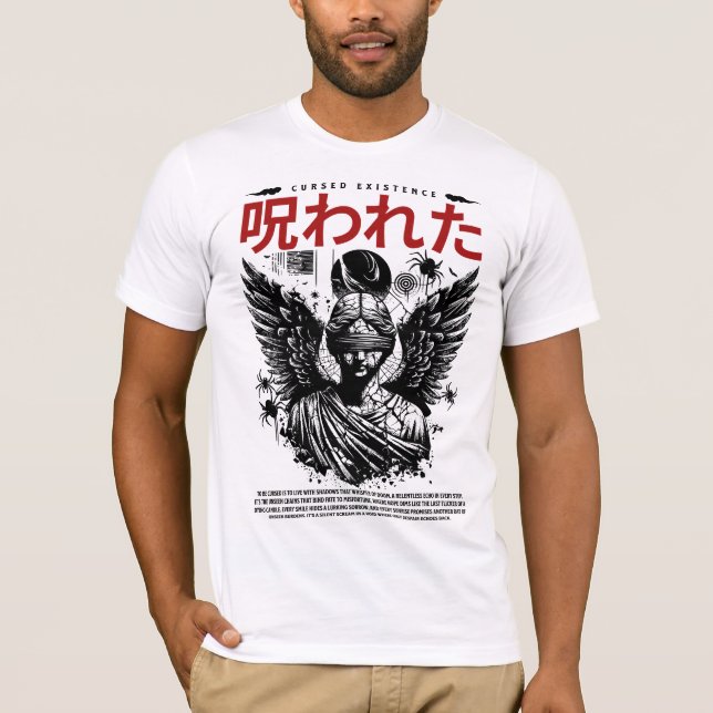 Kursiverad befintlig design t shirt (Framsida)