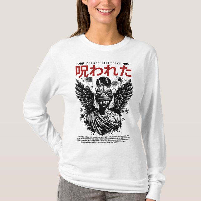Kursiverad befintlig design t shirt (Framsida)