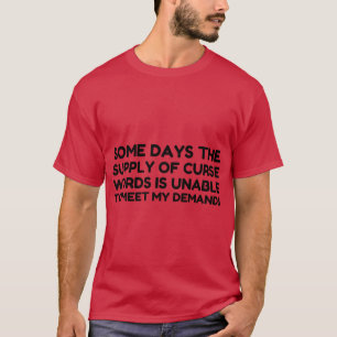 KURSPRUNGSMÖJLIGHET I ORD T SHIRT