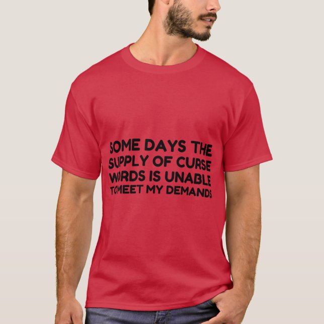 KURSPRUNGSMÖJLIGHET I ORD T SHIRT (Framsida)