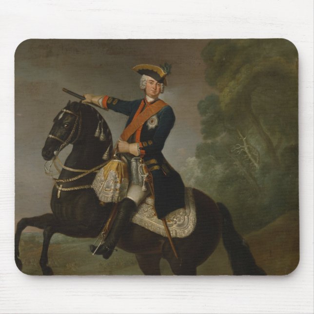Kurt Christoph Graf von Schwerin på hästrygg Musmatta (Framsidan)