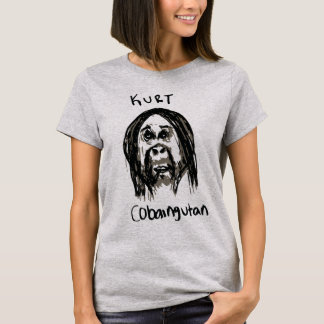 Kurt Cobain Hand plockade Grungy T Shirt