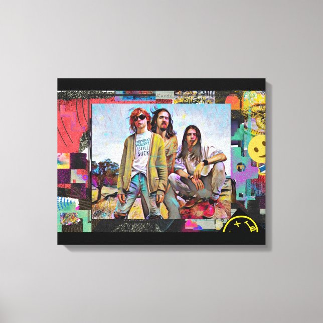 Kurt, Dave &ChrisCanvas Print Canvastryck (Framsida)