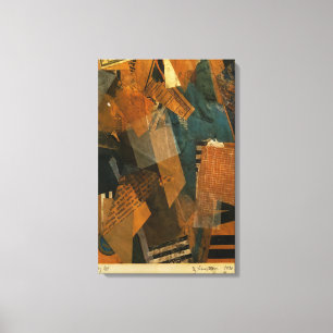Kurt Schwitters - FORMULÄR I SPACE 1920 Canvastryck