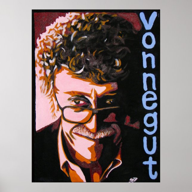 Kurt Vonnegut Poster (Framsidan)