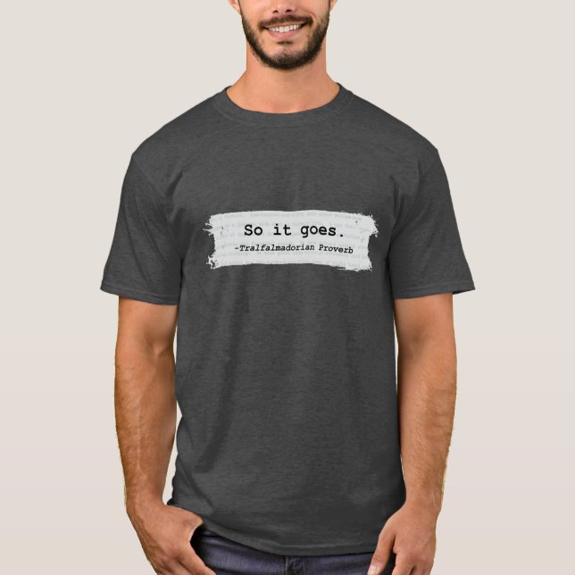 Kurt Vonnegut Tralfalmadorian shirt. T-shirt (Framsida)
