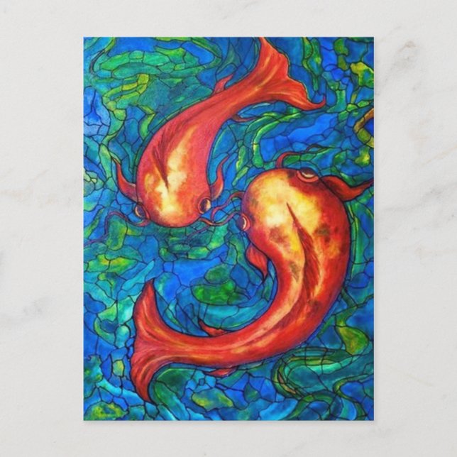 Kurtis (Pisces) Vykort (Framsida)