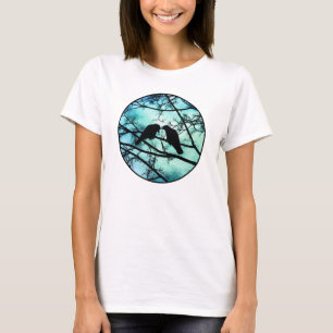 Kurtisen av skjortan för kråkor (cirkla) t shirt