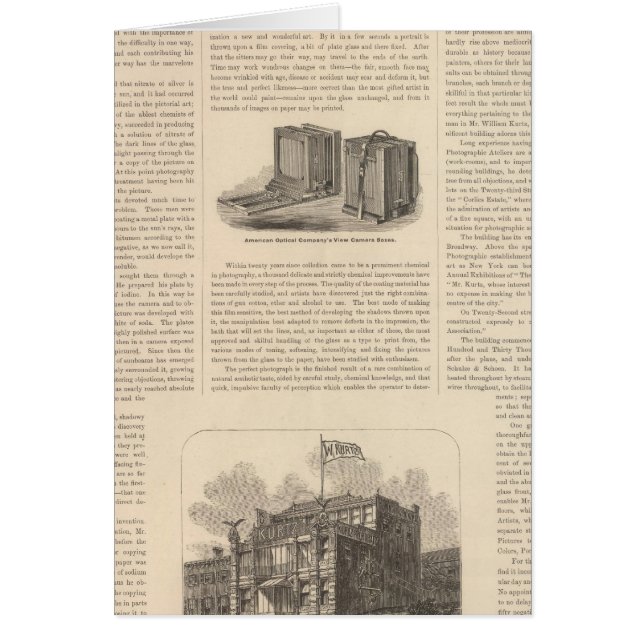 Kurtz, fotografier hälsningskort (Framsidan)