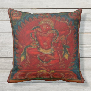 Kurukulla från tibetansk buddhism kudde