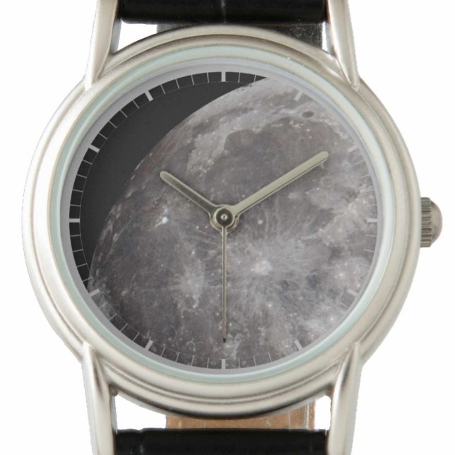 Kurva för Måne Astronomibildsbevakning Armbandsur (Skapare uppladdad)