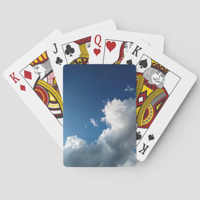 Kurva i ett stort moln casinokort (Baksidan)