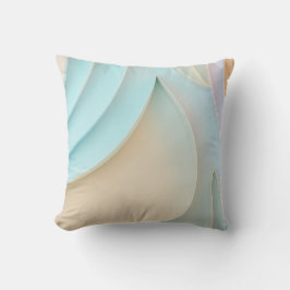 Kurva linjer och formulär i pastellform med kopier kudde