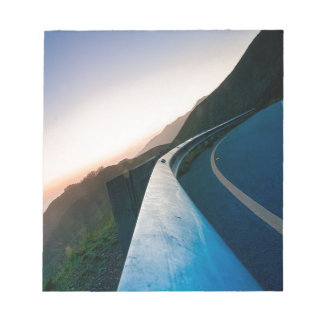 Kurva på väg anteckningsblock