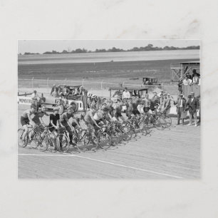 Kurva tävling 1925-vintagens foto vykort