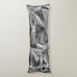 Kurvade grått-former, med luminösa toner kroppskudde