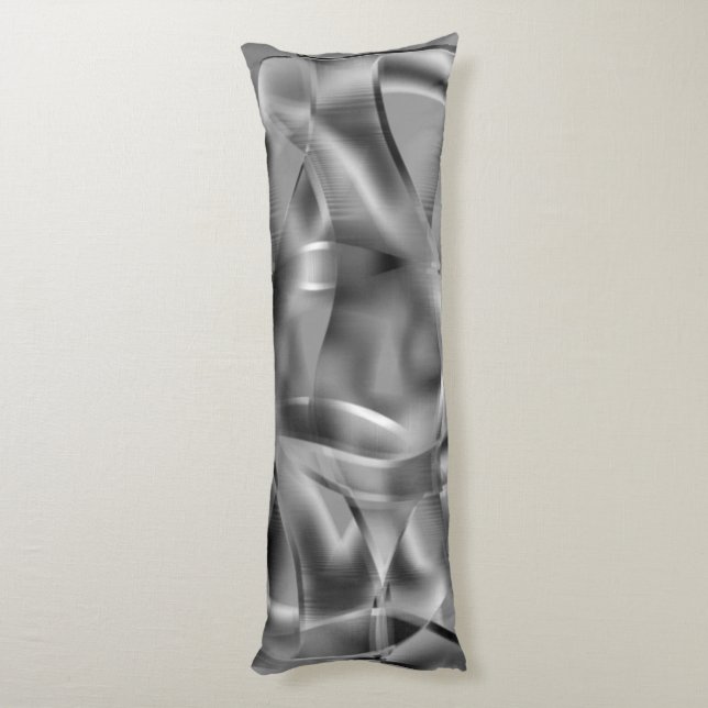 Kurvade grått-former, med luminösa toner kroppskudde (Baksidan (Vertikal))