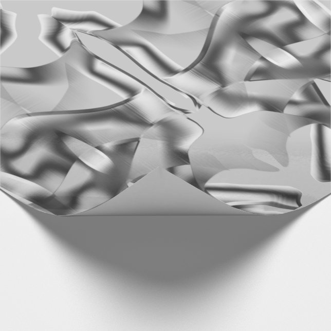 Kurvade grått-former och vissa mörk-toner presentpapper (Hörn)