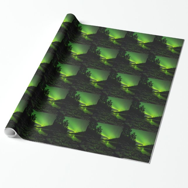 Kurvans Aurora Presentpapper (Utrullad)