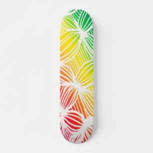 Kurvburet linjer mini skateboard bräda 18,5 cm