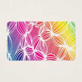 Kurvburet linjer visitkort