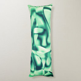 Kurvformade former av akryl-, showy mint-gröntar kroppskudde