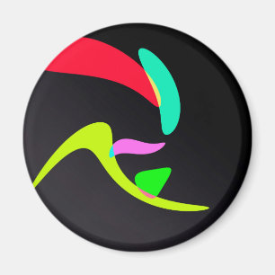 Kurvformade former magnet