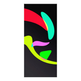 Kurvformade former reklamkort