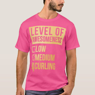 Kurvlingets fina kurvnivå i Guld T Shirt