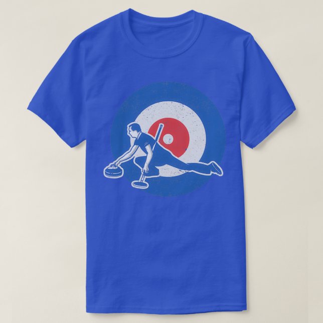 Kurvlinjeringsmål för husretro t shirt (Design framsida)