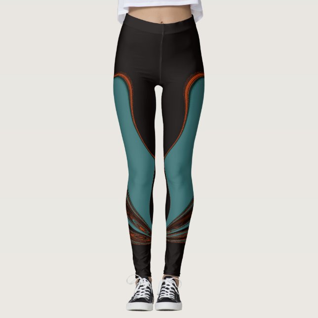 Kurvor CHANGE FÄRG - Leggings (Framsida)