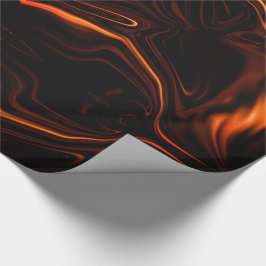 Kurvor eller klappande korall, över mörkens papper presentpapper